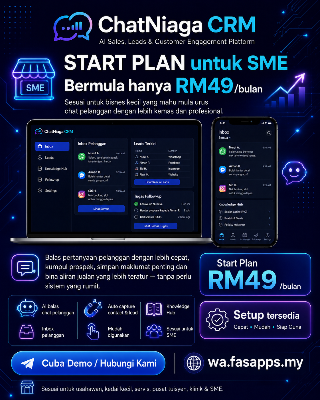 Poster Start Plan RM49 untuk SME